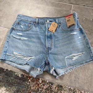 Levi's 501 Shorts High Rise Size 32